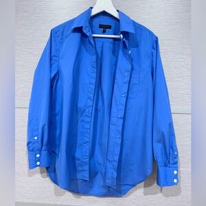 NWOT Rag & Bone Maxine Button-up Blue Shirt in XS